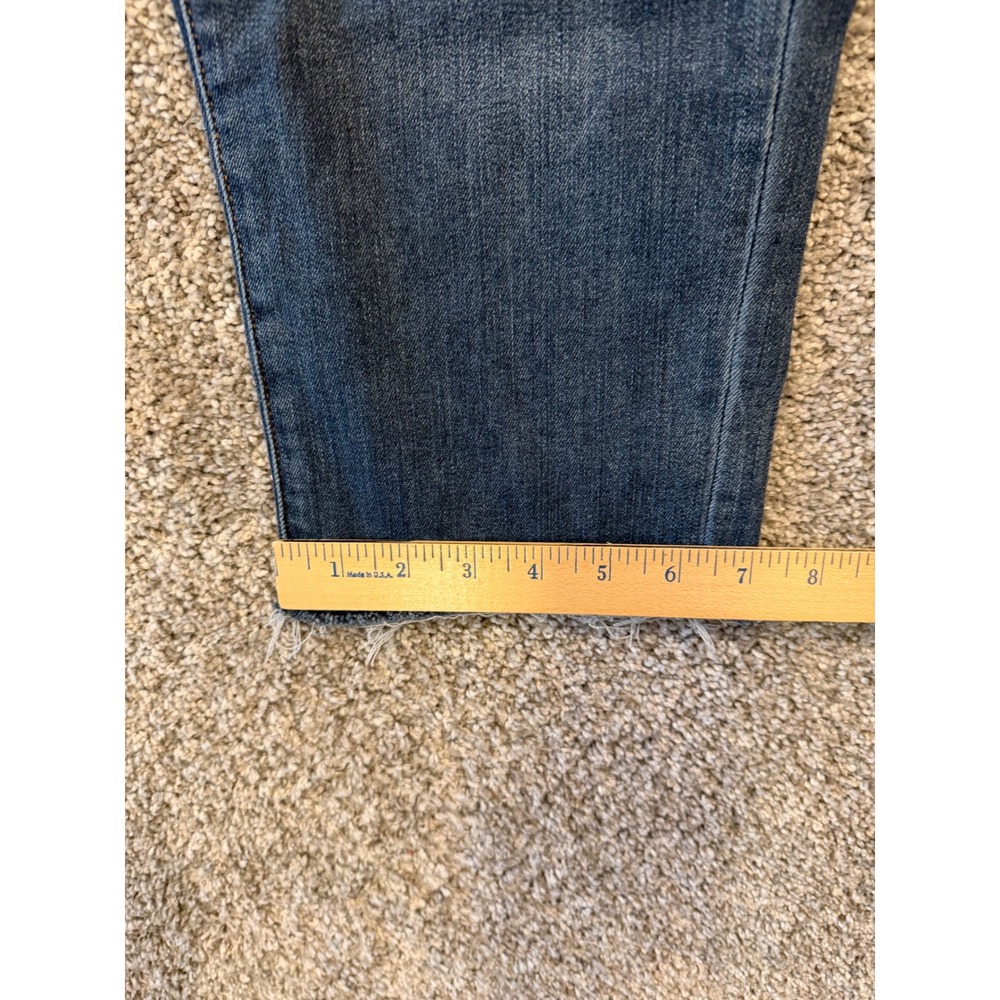 Judy Blue Capri Jeans Womens 14W Blue Skinny Fit Raw Hem JB82247DK-PL Stretch - Picture 8 of 10